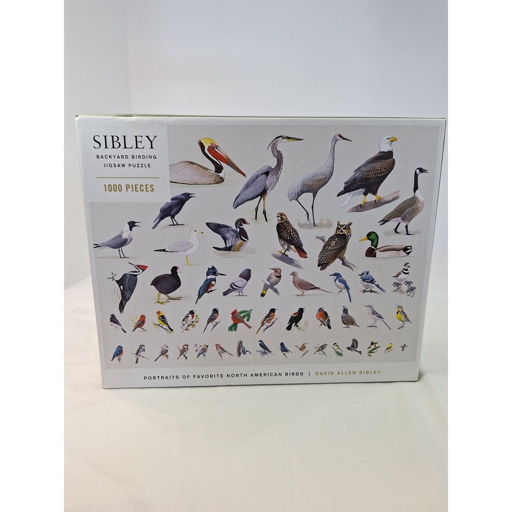 Sibley Backyard Birding Jigsaw Puzzle 1000 Pieces N American Birds David Allen